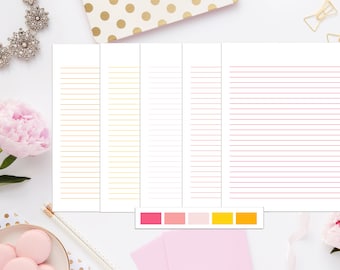 Color Palette 08 Printable Stationery 8.5x11 447/Printable Note Paper/Printable Line Paper/Printable Stationery/Digital Writing Paper