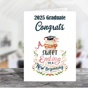 Tarjetas de felicitación planas y plegables de 5,5 x 4,2 pulgadas con sobre STA-58/Descarga instantánea/Tarjeta de graduación imprimible/Tarjeta de felicitación