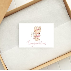 Tarjeta de felicitación imprimible con sobre 1362/Descarga instantánea/Tarjeta imprimible para baby shower/Tarjeta de bienvenida para bebé/Tarjeta para bebé recién nacido
