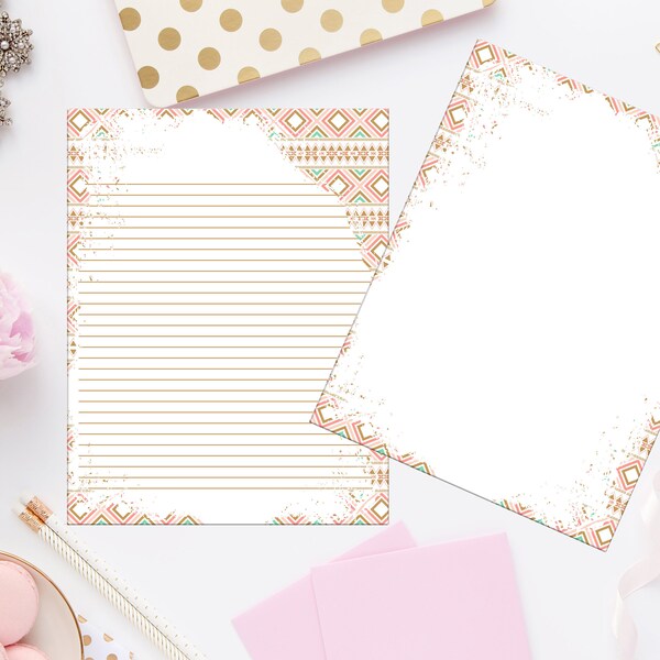 Aztec Digital Paper - Etsy