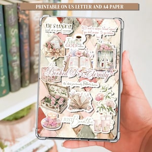 Reservado para la eternidad (Inserto imprimible para Kindle, tamaño carta y A4 de EE. UU.)/Inserto imprimible cristiano para Kindle/Inserto imprimible de las Escrituras bíblicas/INSERTO7