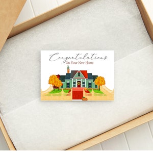 Cartão de boas-vindas para impressão com envelope 1365/Download instantâneo/Cartão de aquecimento de casa/Cartão de nova casa digital DIY/Cartão de parabéns/Nova casa