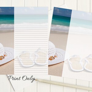 Papeterie imprimable Beach & Sand 8.5x11 1225/Enveloppe imprimable/Papier imprimable/Téléchargement instantané/Papeterie imprimable/Papier doublé numérique