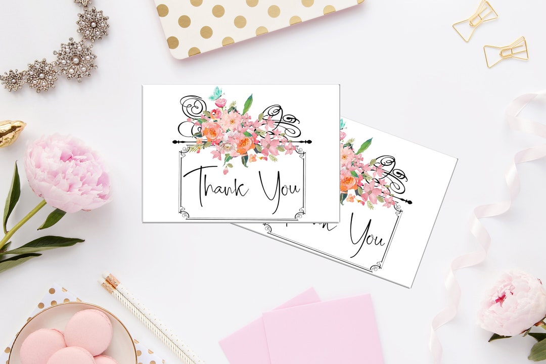 Printable Thank You Cards With Envelopes
