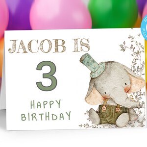 Tarjeta de cumpleaños editable, personalizada, imprimible y plegada en forma de carpa/plantilla de 5 x 7/tarjeta personalizada editable/tarjeta de nota editable/sobre imprimible