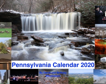 2020 Roller Coaster Calendar Etsy