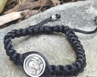 Silverplated Christian Bracelet- St. Nicholas the Wonderworker