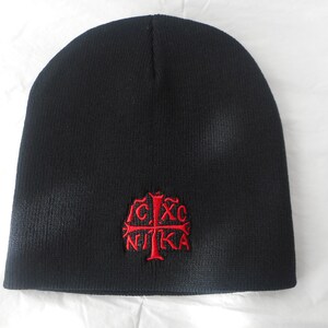 Christian Embroidered IC XC NIKA Beanie