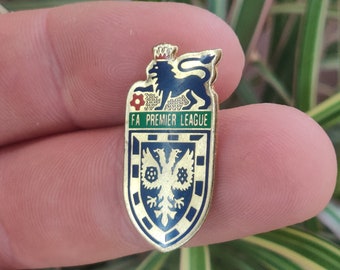 AFC Wimbledon Football Club soccer vintage enamel lapel pin badge.