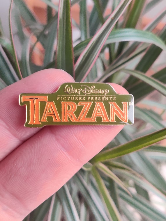Tarzan Disney vintage enamel lapel pin badge. - image 4