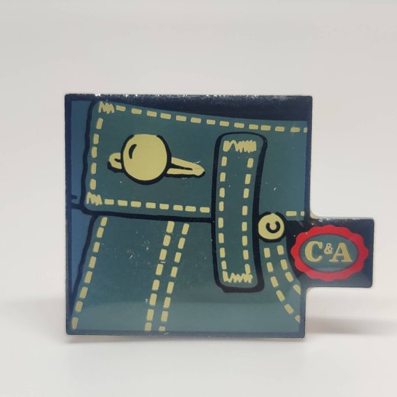 C and A vintage pin - image 1