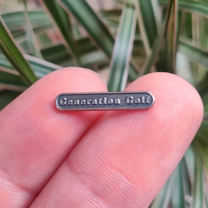 Generation Golf Volkswagen VW vintage lapel pin badge.