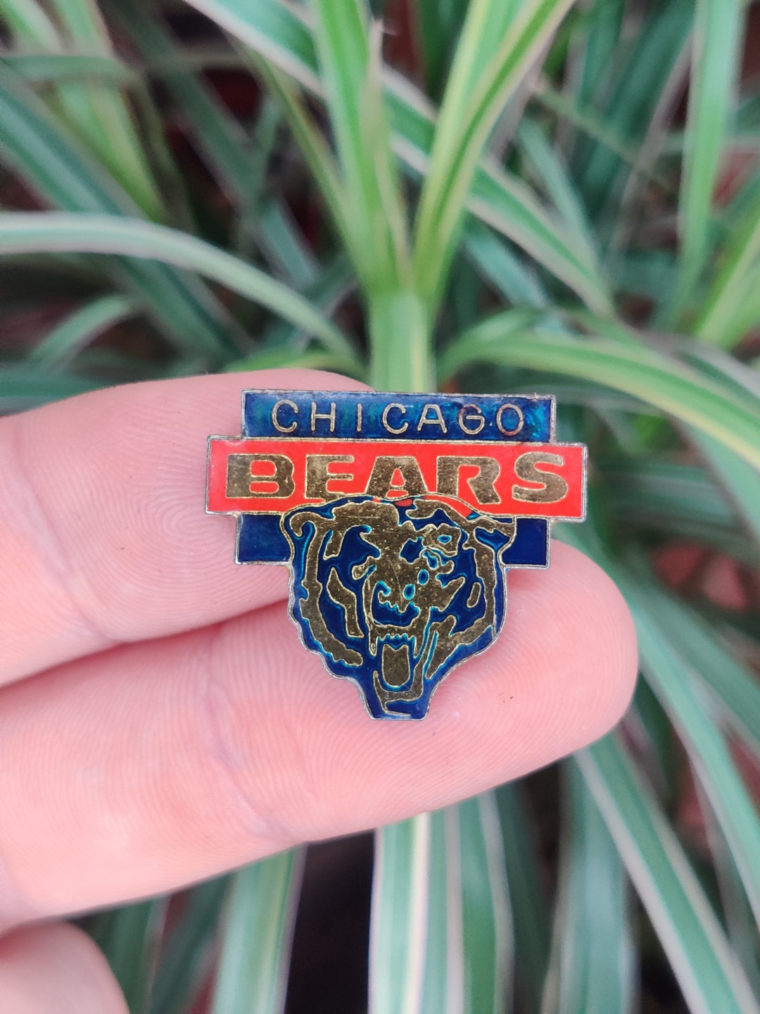 Chicago Bears American Football NFL Vintage Enamel Lapel Pin Badge. - Etsy