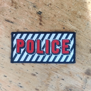 Police, vintage sew on patch.