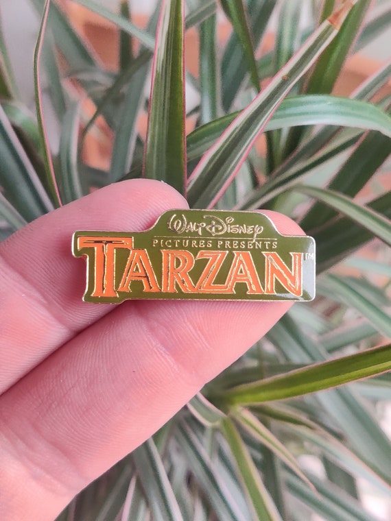 Tarzan Disney vintage enamel lapel pin badge.