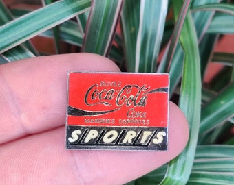 Coca Cola music vintage lapel pin badge. Coke