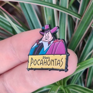 Governor Ratcliffe Pocahontas Disney vintage enamel lapel pin badge.