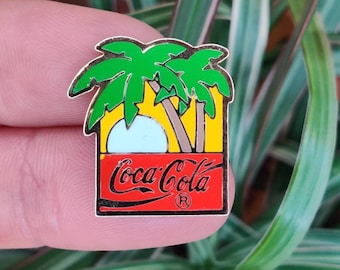 Coca Cola vintage lapel pin badge. Coke