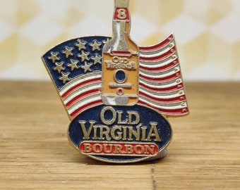 Old Virginia Bournbon Whiskey Pin Badge