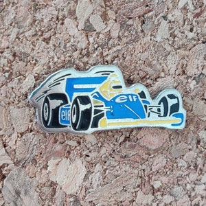Elf Formula one vintage enamel pin.