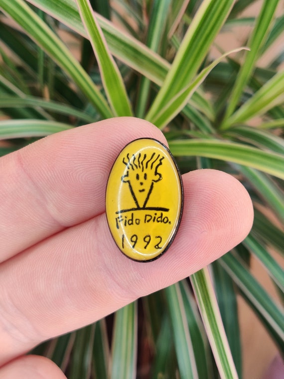 Seven up Fido dido vintage enamel lapel pin badge… - image 5