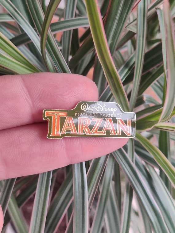Tarzan Disney vintage enamel lapel pin badge. - image 3
