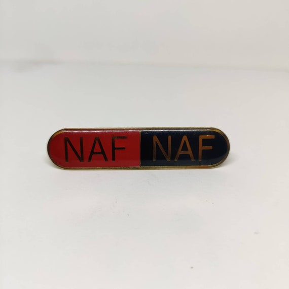 Naf Naf enamel pin. French designer fashion Hat T… - image 2