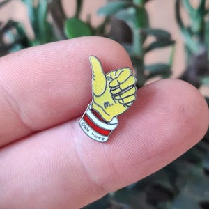 McDonalds one year of service vintage enamel lapel pin badge.
