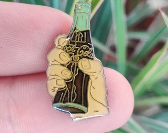 Coca Cola vintage lapel pin badge. Coke