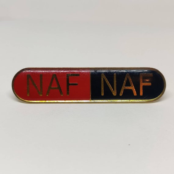 Naf Naf enamel pin. French designer fashion Hat T… - image 3