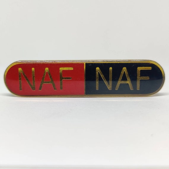 Naf Naf enamel pin. French designer fashion Hat T… - image 1