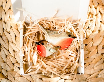 Mother & Baby Robin Set