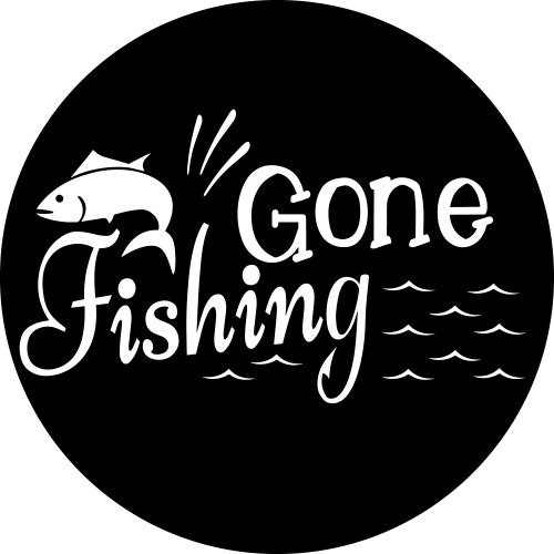 Gone Fishing Spare Tire Cover