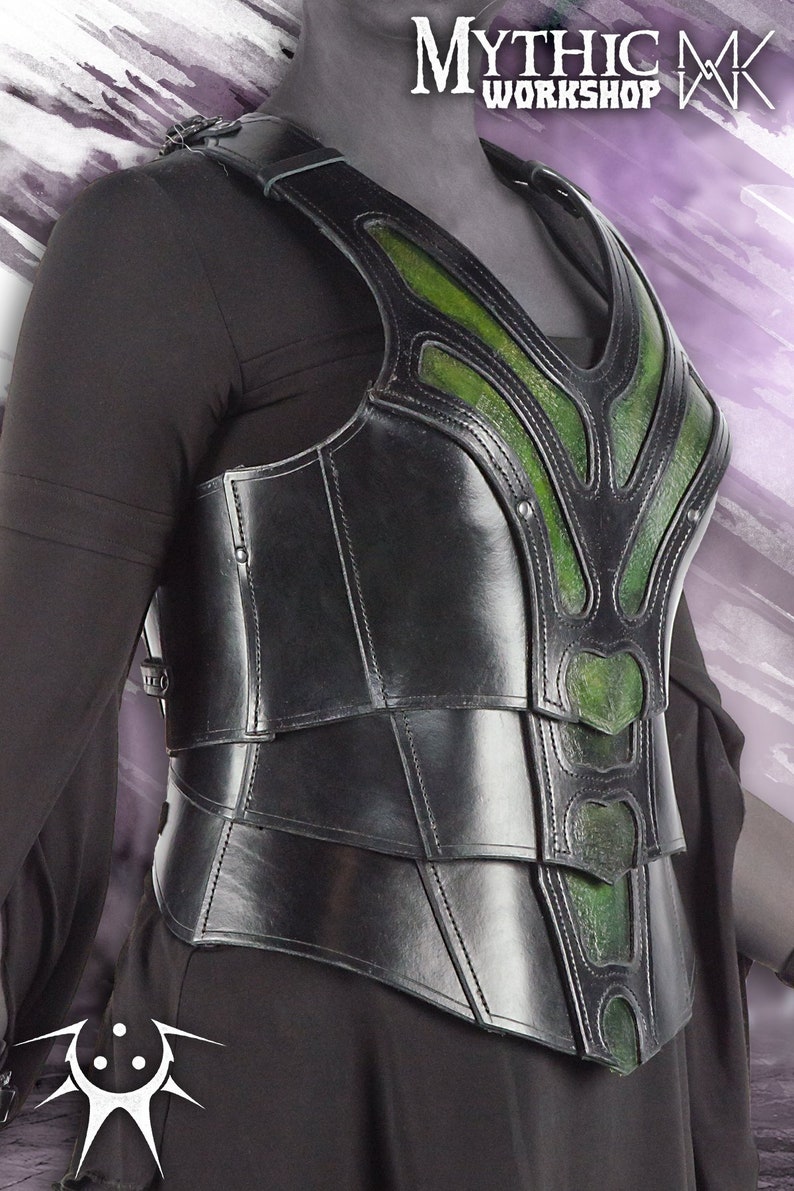 Hunter Breastplate dark elf armor for LARP action roleplay | Etsy