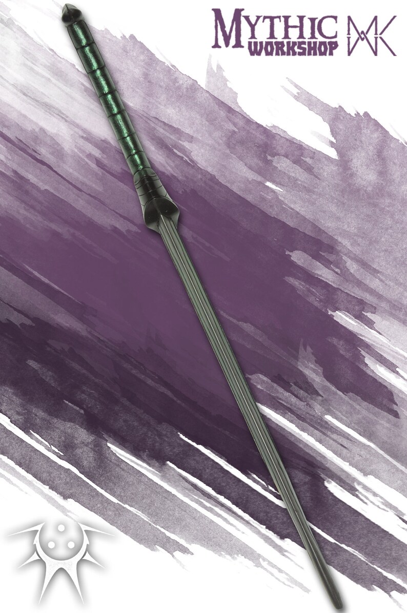 The Livid Dusk - Green dark elf LARP sword drow foam weapon short Nilveth