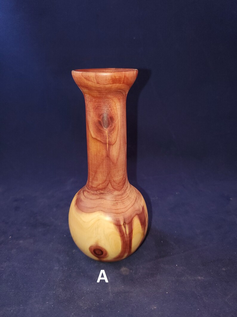 Vase Cedar Vase Spalted Maple Vase Tall Vase Hostess Gift Etsy