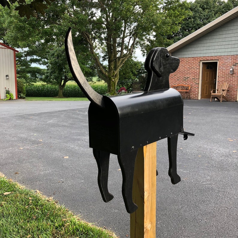 Black Labrador Retriever Unique Dog Mailbox PP003 Etsy