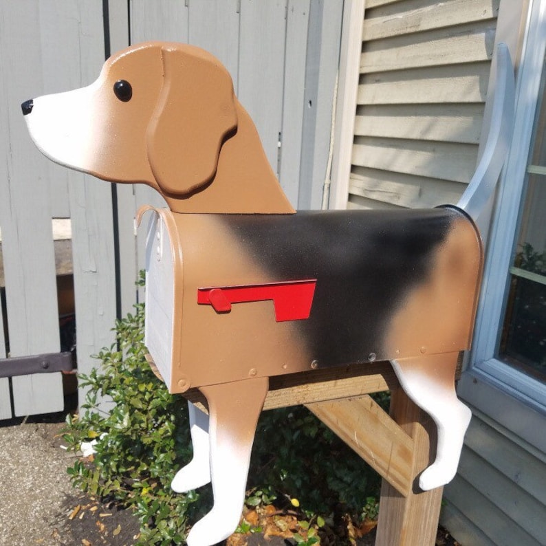 Beagle Mailbox Unique Dog Mailbox PP006 Etsy