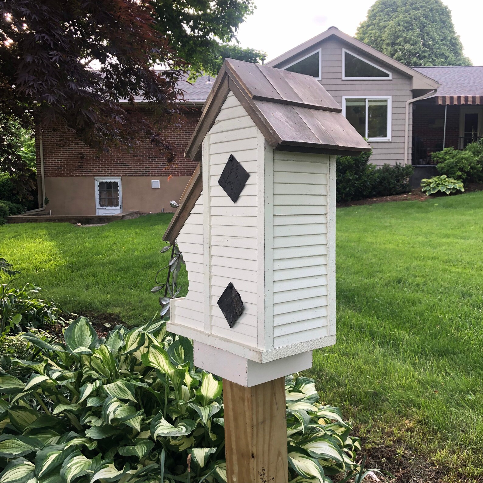 Bed and Breakfast Home for Birds Rustic Birdhouse With Seed Etsy