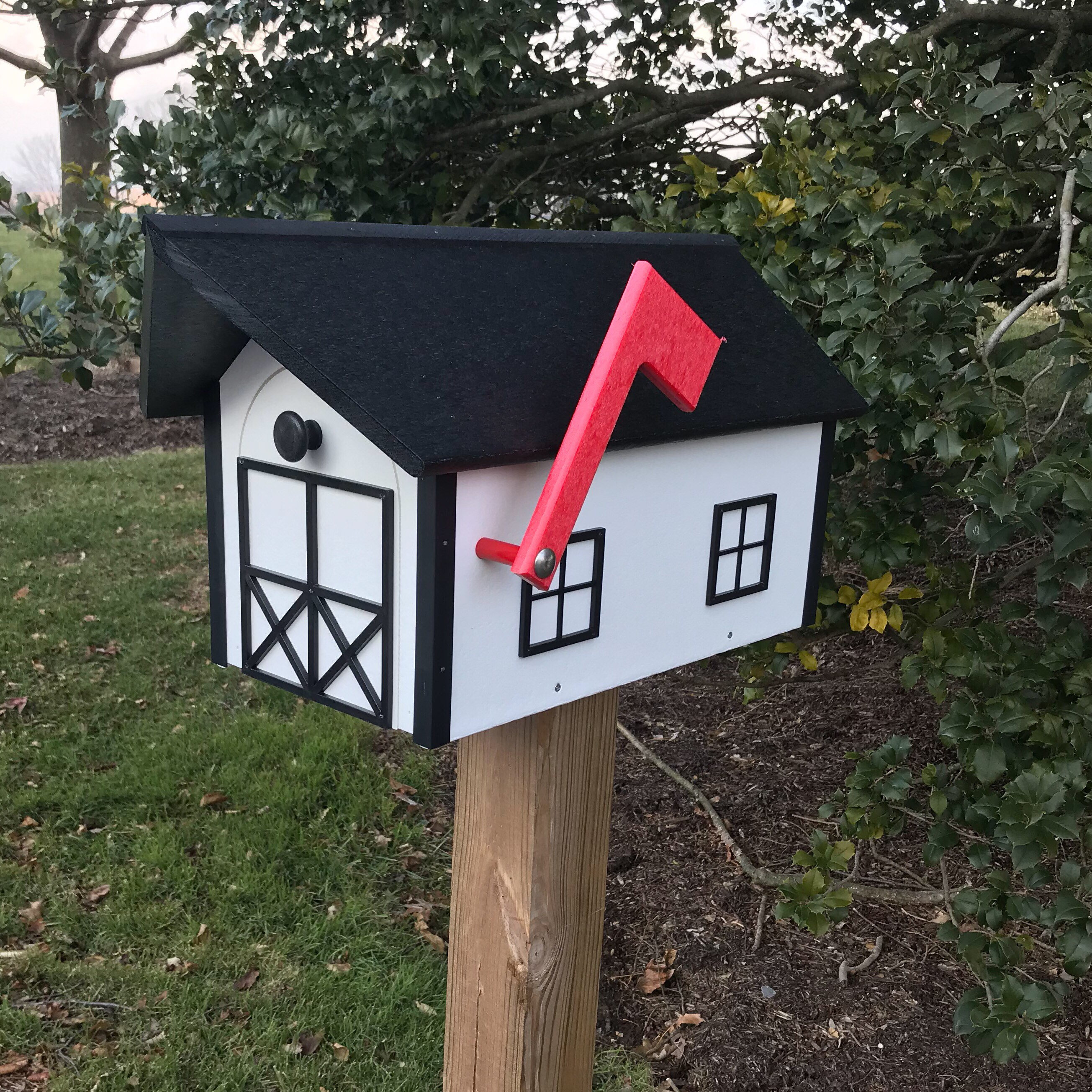 Barn Style Mailbox Custom Order Poly Lumber Durable Etsy