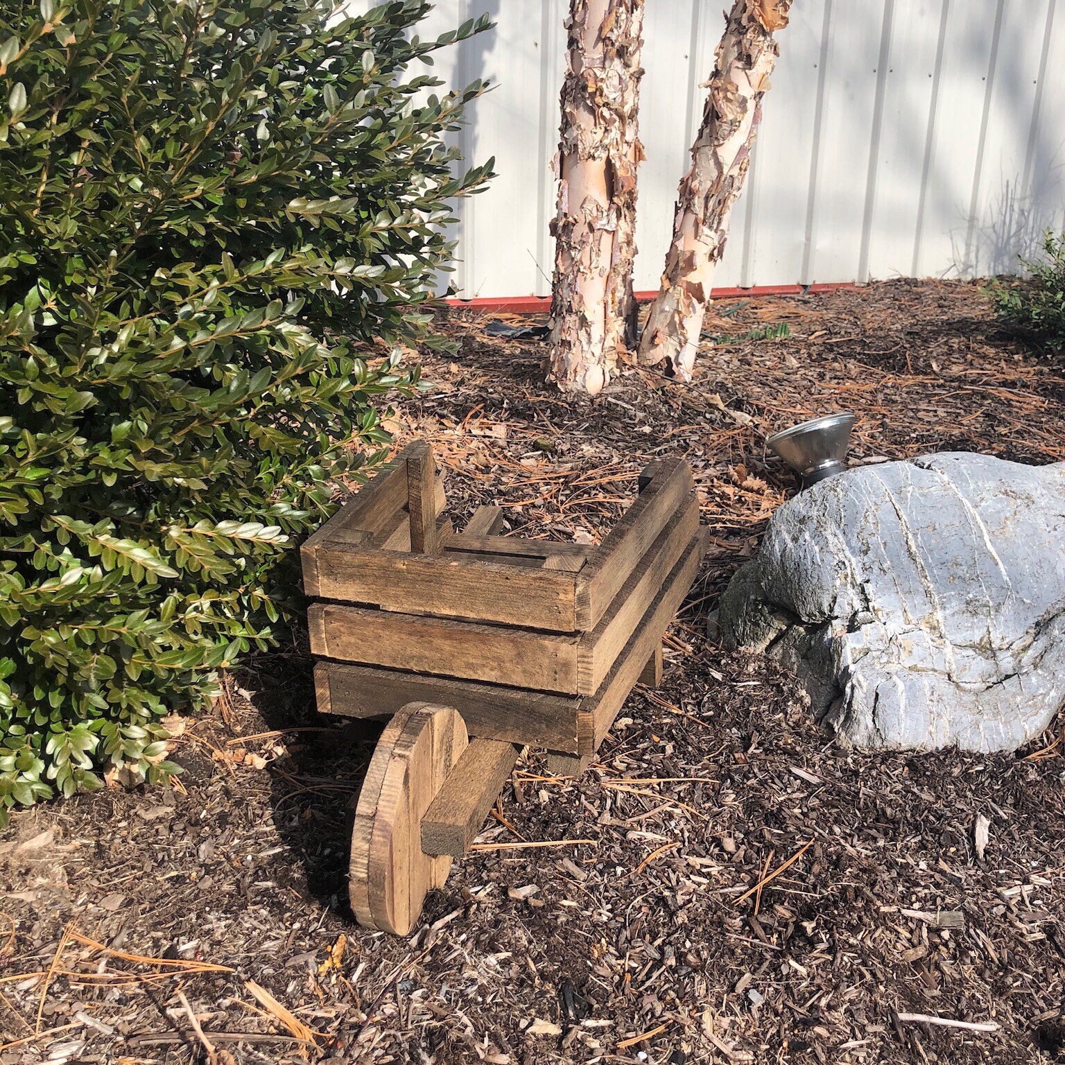 Amish wheelbarrow on sale