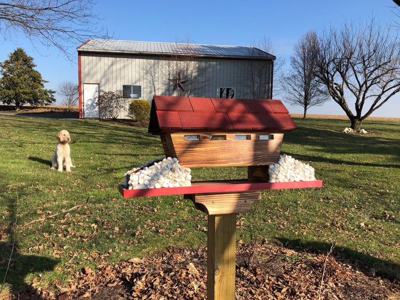 Covered Bridge Bird Feeder Etsy