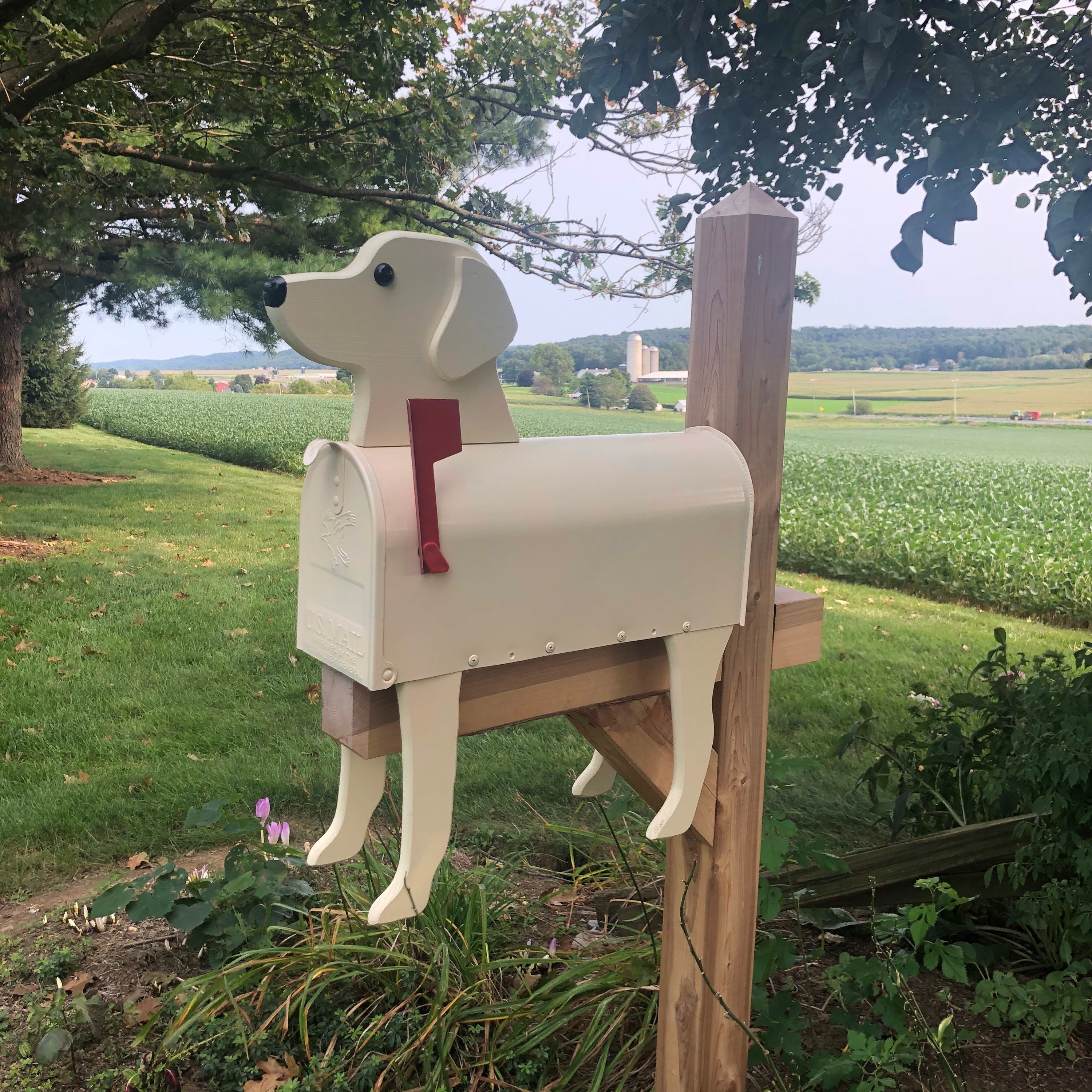 Home Home, Furniture & DIY Labrador Retriever Dog Mailbox Custom