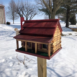 Country Home Mailbox with Lovely Front Porch | Wood Mailbox | CL620