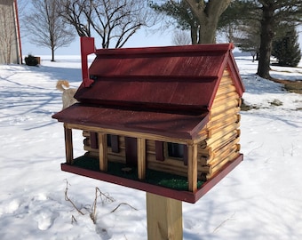 Country Home Mailbox with Lovely Front Port | Wood Mailbox | CL620