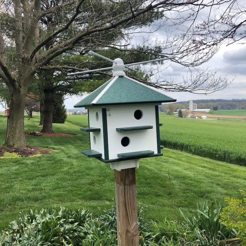 Large Bird House House with Eight Holes and Eight Rooms Etsy