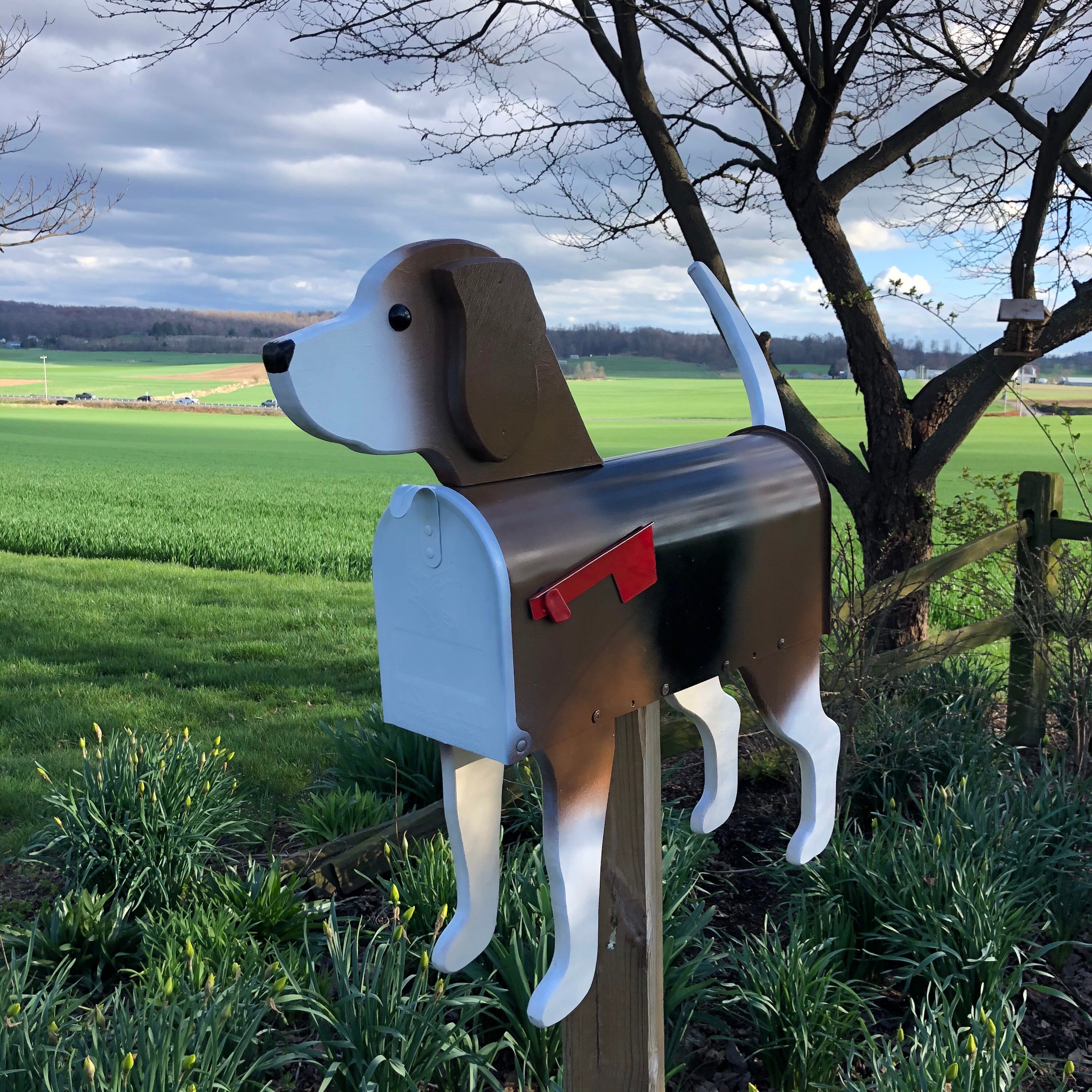 Beagle Mailbox Unique Dog Mailbox PP006 Etsy