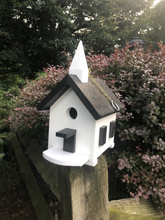 Church Birdhouse Super Simple To Clean Poly Birdhouse Etsy