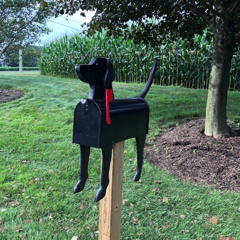 Black Labrador Retriever Unique Dog Mailbox PP003 Etsy