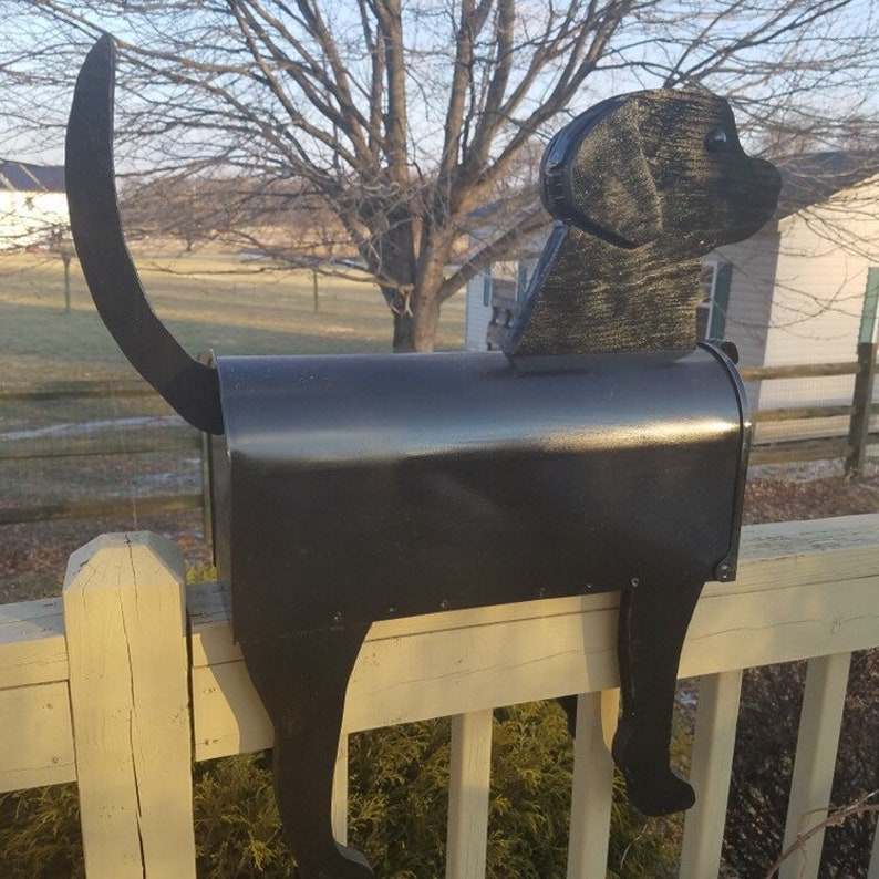 Black Labrador Retriever Unique Dog Mailbox PP003 Etsy